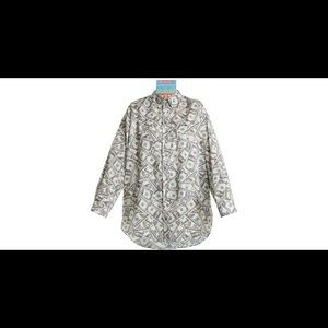 Balenciaga Dollar-print Woven Shirt (women’s)
